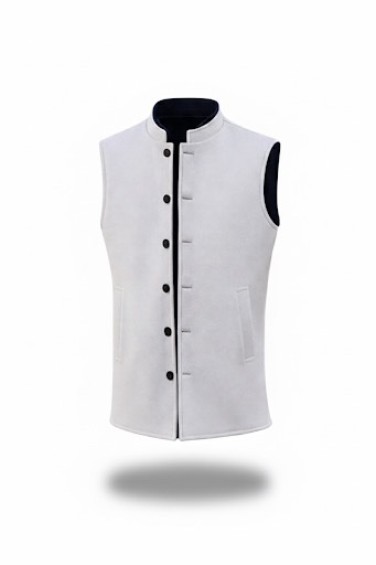 Vest Double face Gray - Black